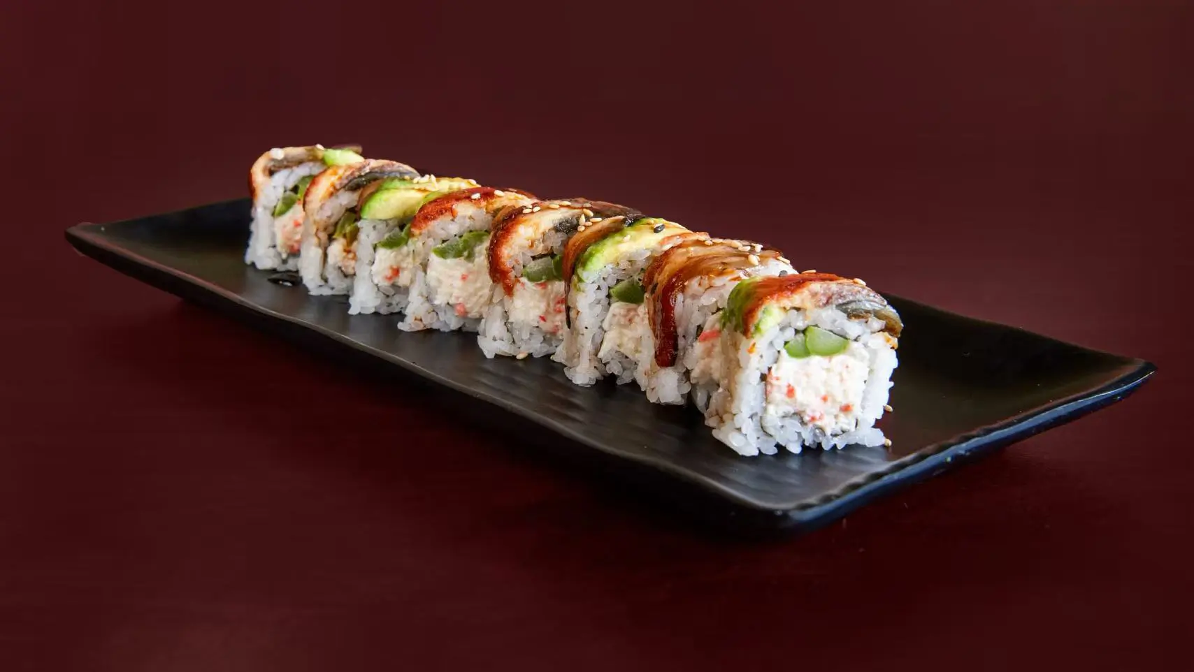 Assorted Sushi Platter with Noodles at Green Tea Sushi Bar，a Japanese Restaurant in Covington